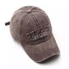 Retro Old Dad Hat Washed Cotton Patch Embroidered Soft Top Baseball Hat
