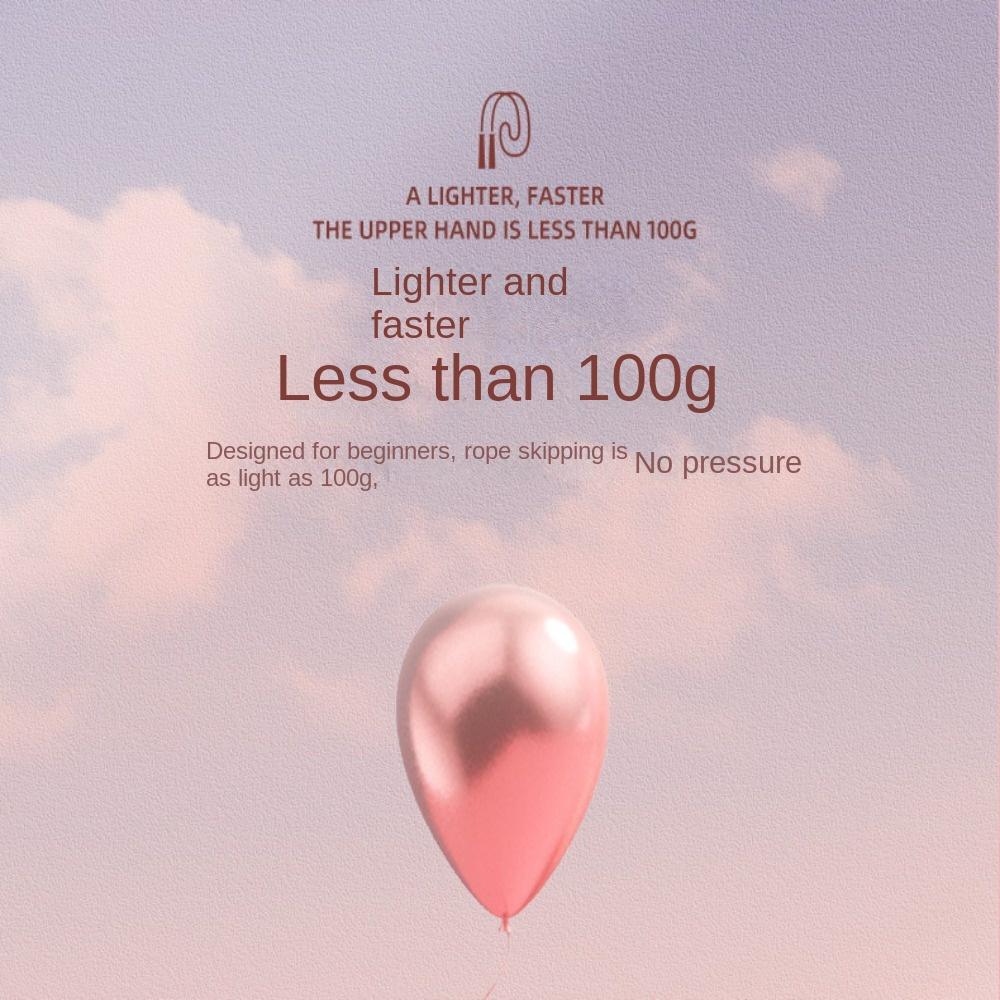 Nicht verhedderndes Springseil Verstellbar Weiche Perlen Segmente Fitness Sprungseil Kinder