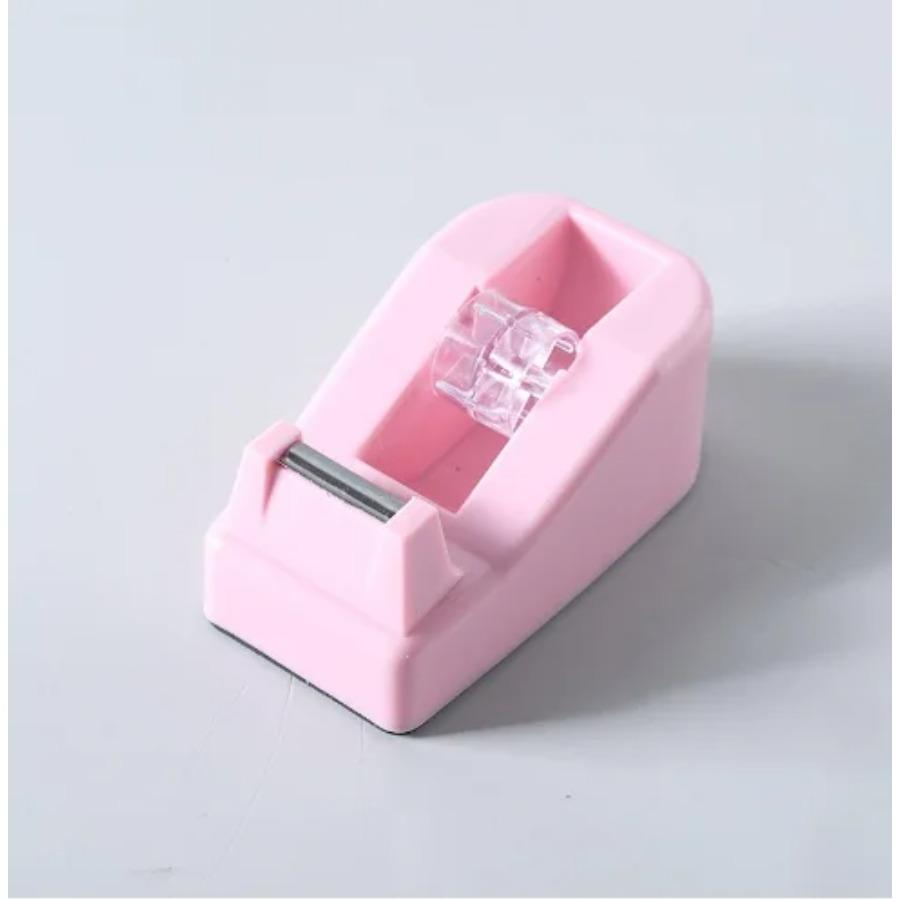 Macaron-colored Mini Tape Dispenser Creative Colorful Desktop Office Tape Machine Packaging Cutting Tool