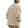 Anta Men's Stand Collar Fleece Jacket Beige 952238611-1