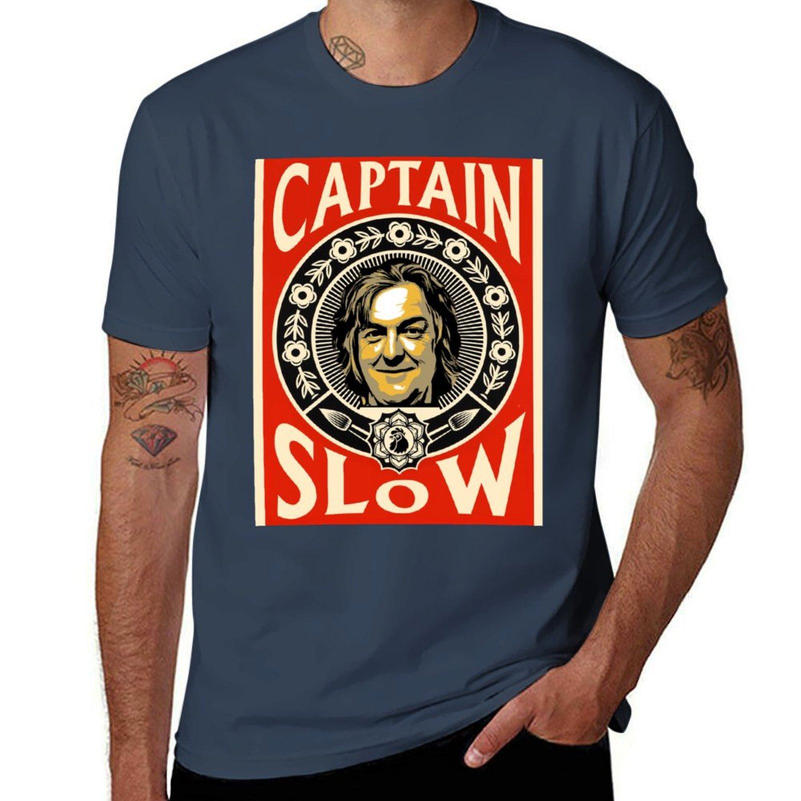 Captain James Slow May TShirt AntiPerspiration Workout Top S