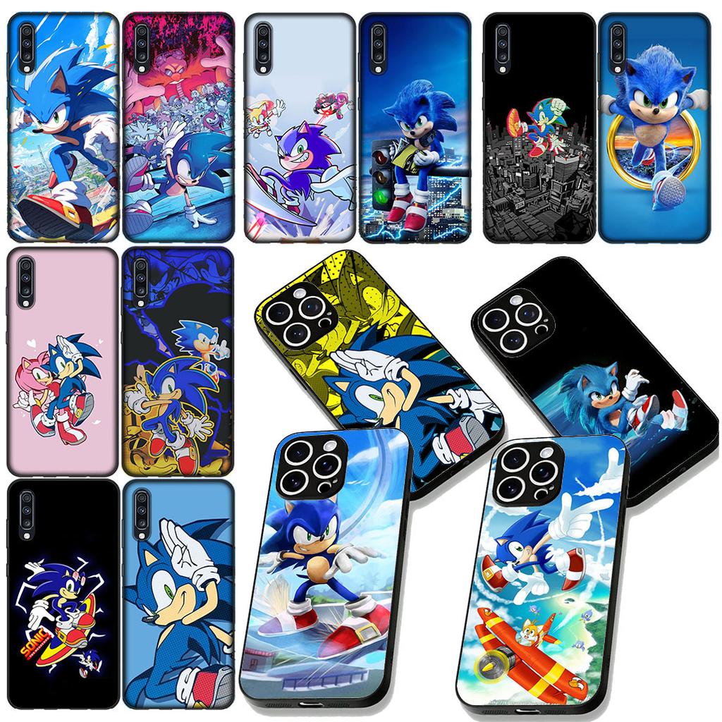S-SonicS Cartoon Hedgehogs Phone Case for Samsung Galaxy S22 S21 S20 FE Ultra Plus A35 A36 A37 A33 A34 A04 A71 Cover Casing