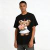 Cute Nurse Bear Heart Print Casual Daily Versatile Top Pure Cotton T-shirt