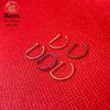 10PCS G23 Titanium D Shape Fake Nose Piercing ASTM F136 20G Nose Ring Hoop Septum Rings Sexy Women Body Jewelry Nariz Stud