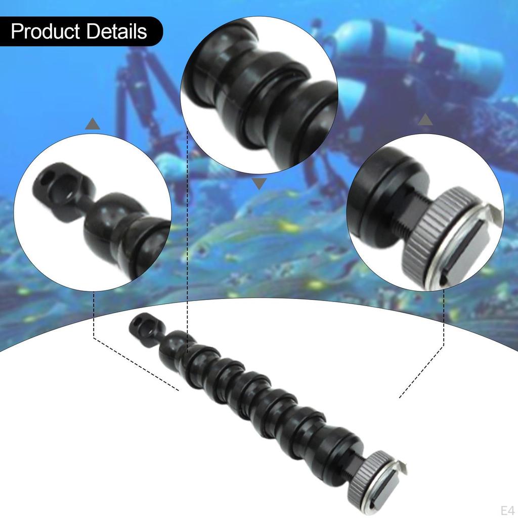 Underwater Camera Light Arm Diving Photography for Action Cage Dive Rig Ys Head Adapter