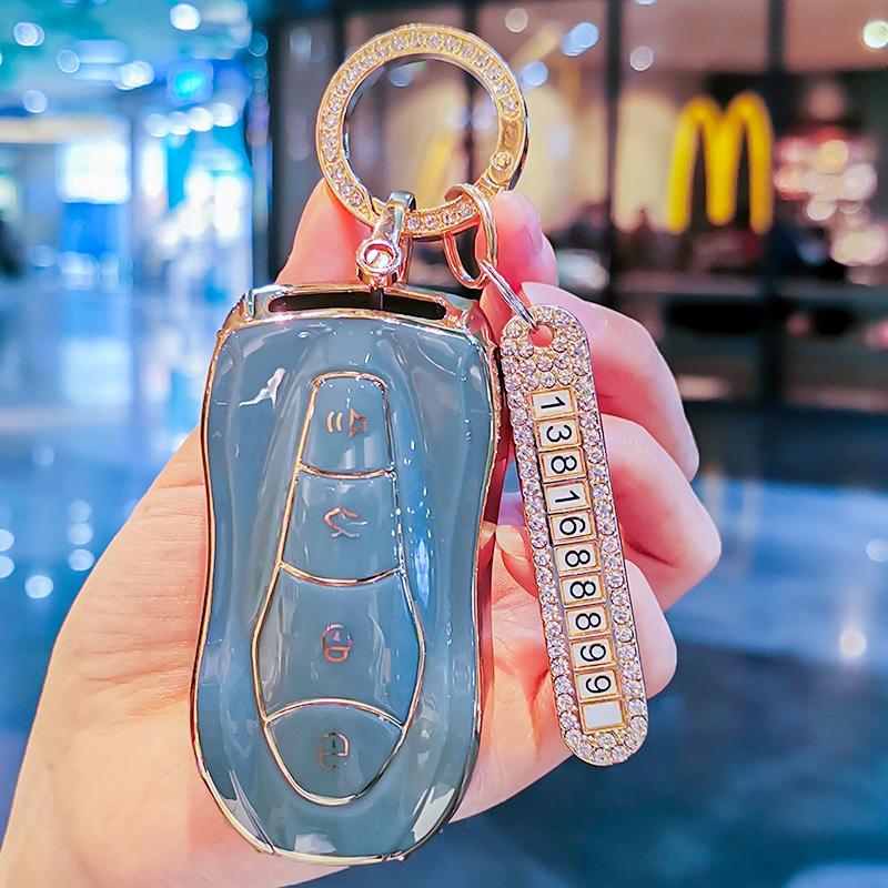 Styling Mouldings New TPU Car Remote Key Case Cover Protect Shell Bag For Geely Atlas Pro Tugella Boyue 2020 Azkarra FY11 Emgran