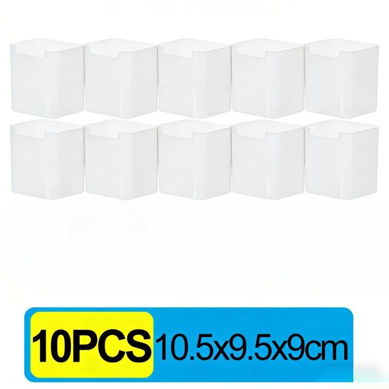 10PCS Kitchen Refrigerator Side Door Organizer Food Grade Storage Box Fresh Keeping Bin Fridge Pantry Storage Accessories