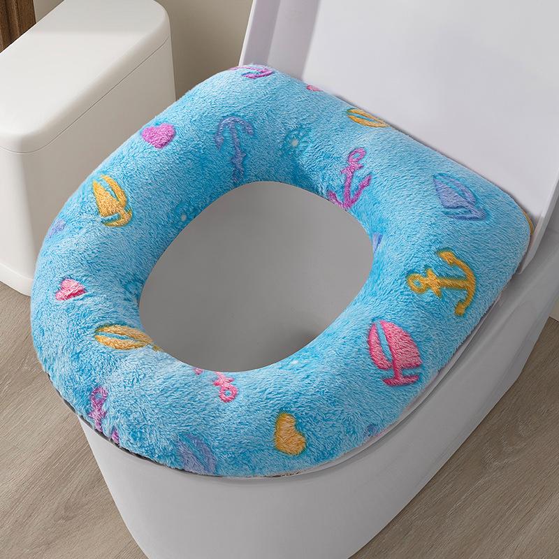 

New toilet soft seat cushion for the elderly and pregnant women, comfortable seat cushion in winter, sedentary and not numb plush cushion