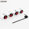 4 x Car Styling w64 Funny Middle Finger Anti-theft Stainless Wheel Tire Valve Stems Caps Car Wheel Tire Stem Air Valve Caps