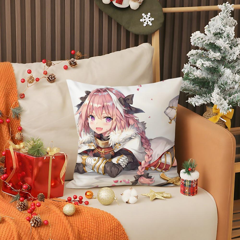 Game F-Fate Grand Order Astolfo Pillow Case Printing Pillowcase Living Room Sofa Cushion Cover Bedroom Room Decor