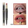 Dobbelhodet leppestift lipliner matt lipgloss 16 farger leppestift