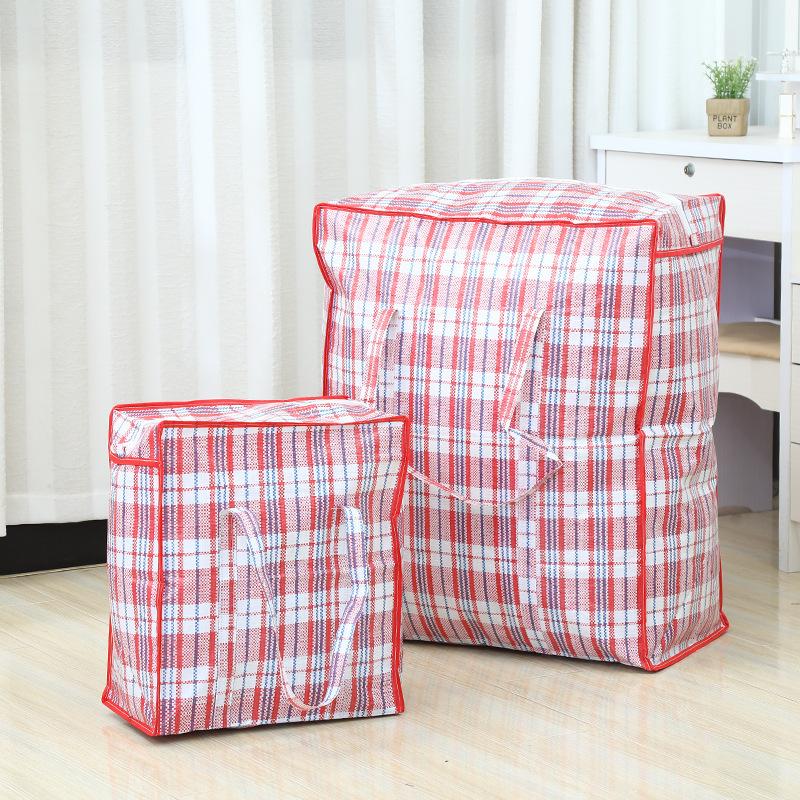 3pc Large Capacity Clothing Bedding Storage Bag, Moving Packaging Bag, Dormitory Sundries Travel Packaging Storage Bag
