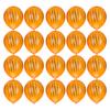 20Pcs Animal Pattern Balloons Round Latex Balloons Decoration for BirthdayPartyOrange for Zebra