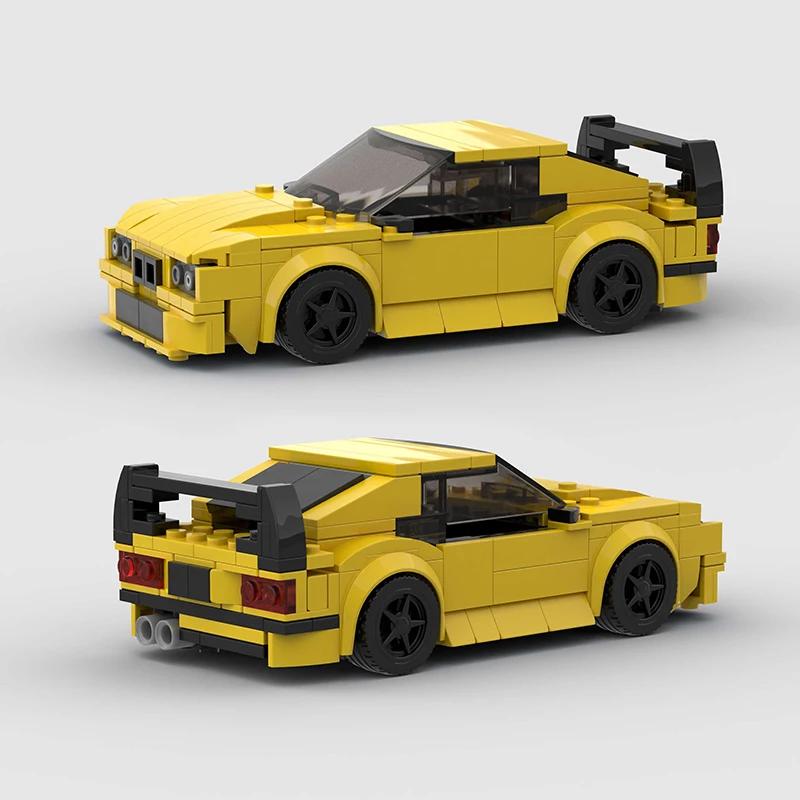 City MOC Speed Rally Sport Racing Vehicle Police Cars Classical Model Building Blocks Super Race Brick Technical Christmas Gift