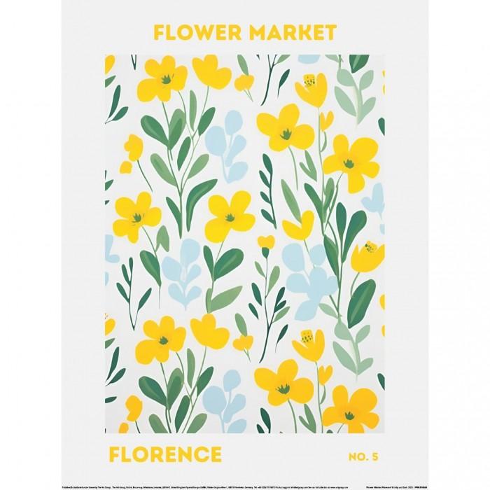 Jolly and Dash Flower Market Florence Print