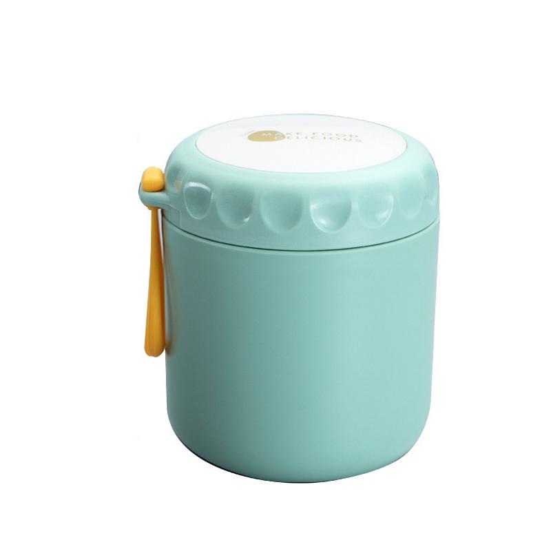 

MeyJig Stainless Steel Lunch Box Keep Temperature Leakproof Food Container School Office Portable Bento Box