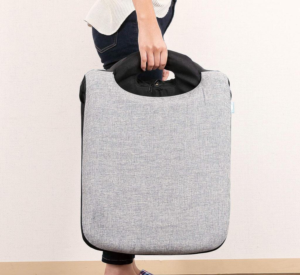 Takeda Corporation Compact Folding Chair GLY EA4-02GLY, 41 x 56 x 55mm, Gray