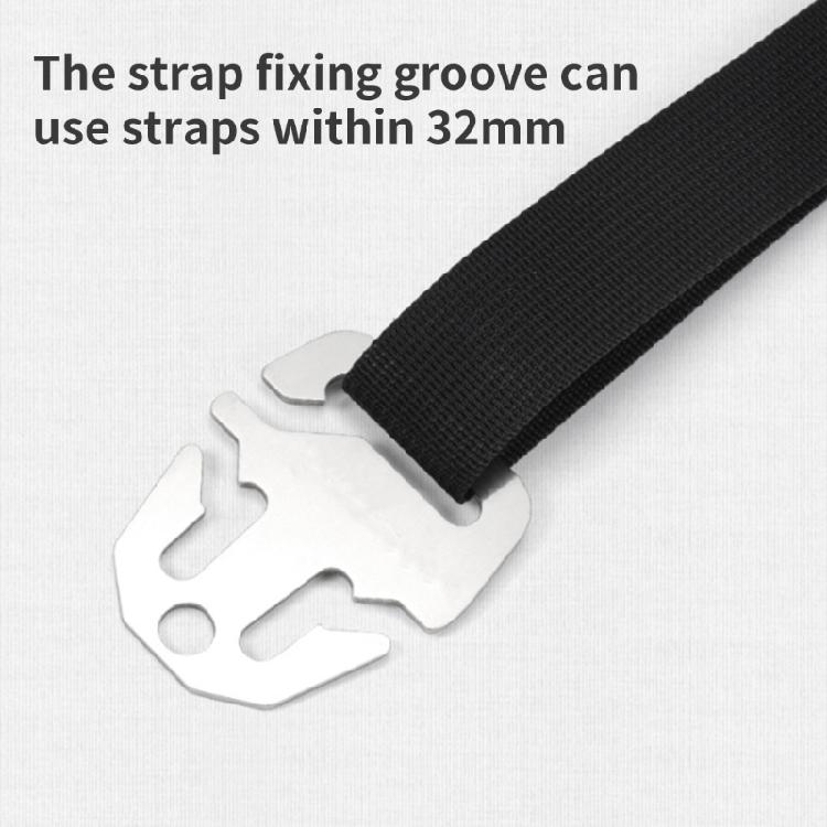 Stainless Camping Tent Wind Rope Buckle Outdoor Knot Tool Guyline Wind Rope Cord Adjuster Fast Knot Knotting Buckle