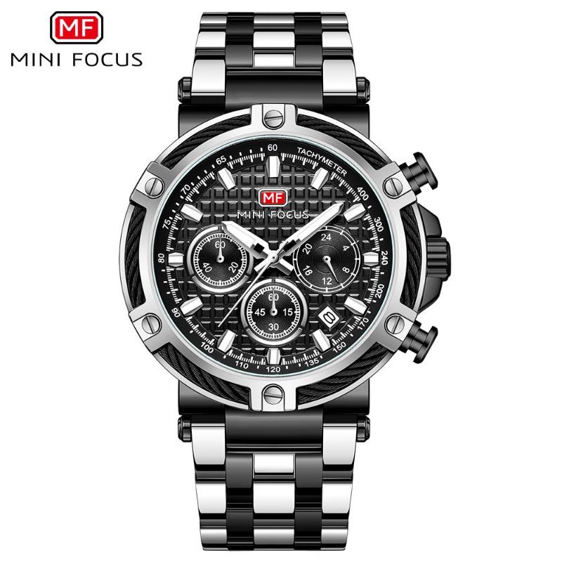 Watch, Casual Men's Watch Waterproof Quartz Watch Luminous Steel Belt Men's Watch