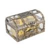 Pirate Party Decoration Props Pirate Scene Props Transparent Plastic Box for Birthday Classroom Nautical Themed Party
