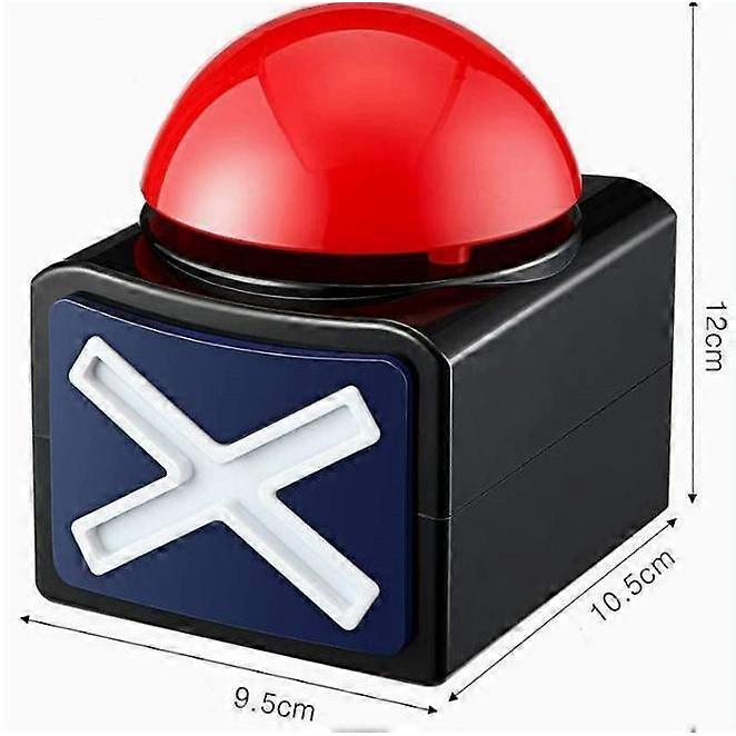 1/2/3/4PCS Toy Kids Game Buzzer Classroom Buzzer Lights Sounds Buzzers Electronic Toys Recordable Buzzers