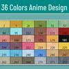 Fakale 2nd Gen Finecolour Anime Markers Set, 160 Oil-Based Professional Student Colors