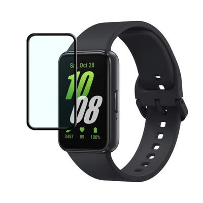 2 películas protectoras de reloj para Galaxy FIT 3, protector de pantalla de cobertura total transparente, antiarañazos, TPU suave