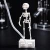 Decorazione Atmosferica per Acquario di Halloween Scheletro Danzante, Scheletro Mobile con Articolazioni Azionato da Bolle, Ornamento Subacqueo Horror, Realistico
