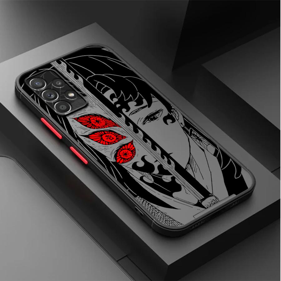 Hot D-emon Anime S-layer Case for Samsung Galaxy A52S A72 A54 A34 A36 A17 A52 A14 A23 A73 A33 A53 A16 A15 A56 A55 A35 Phone