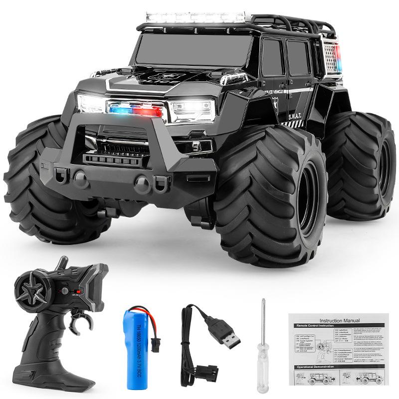 Amphibious 4WD RC Car: Children s Off-Road Climber with Lights & Music