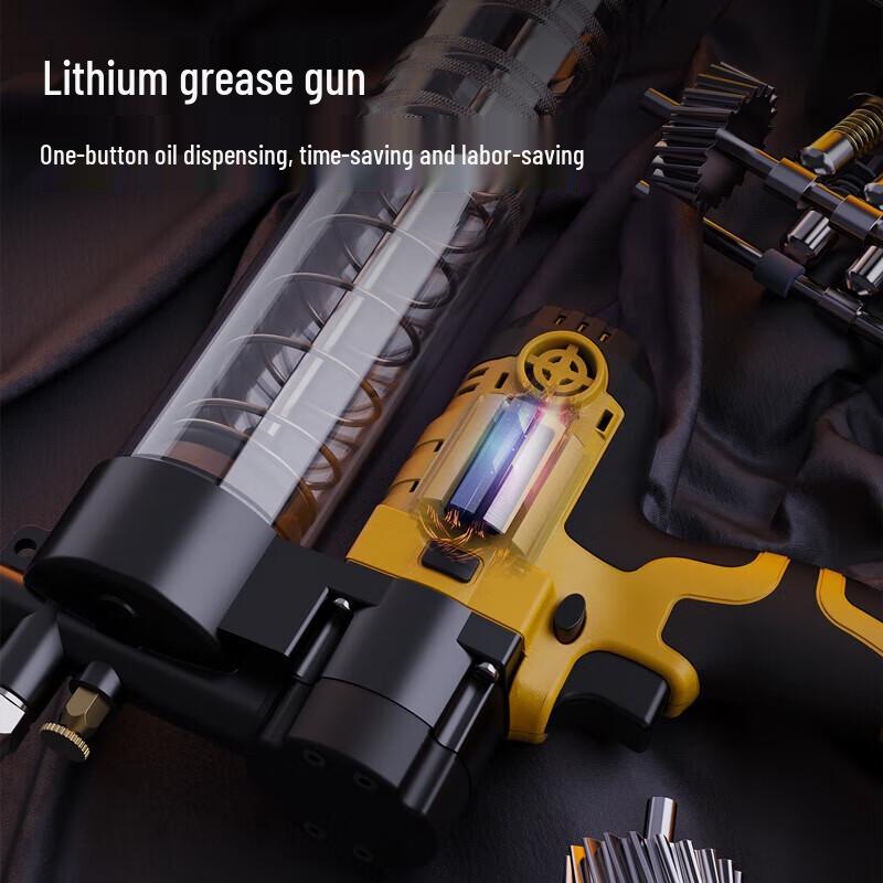 Deli DL472600 600CC Electric Lithium Grease Gun CN plug (adapter included)