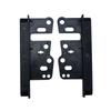 2pcs Stereo Mounting Bracket ABS Black Car DVD Player
