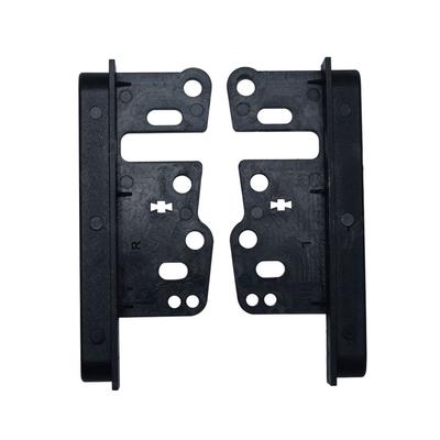 2 Stück Stereo Einbaurahmen ABS Schwarz DVD Player Din