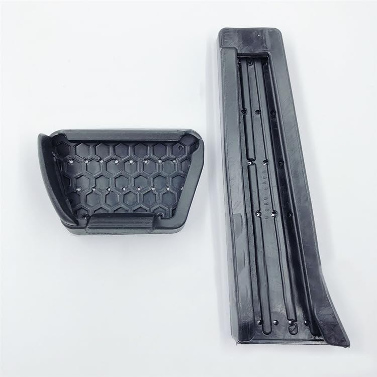 Unifizz Car Brake and Gas Accelerator Pedal Covers Kit Anti Slip No Drilling Aluminum Alloy Foot Pedal Pads for BMW X3 X4 X5 X6 X7