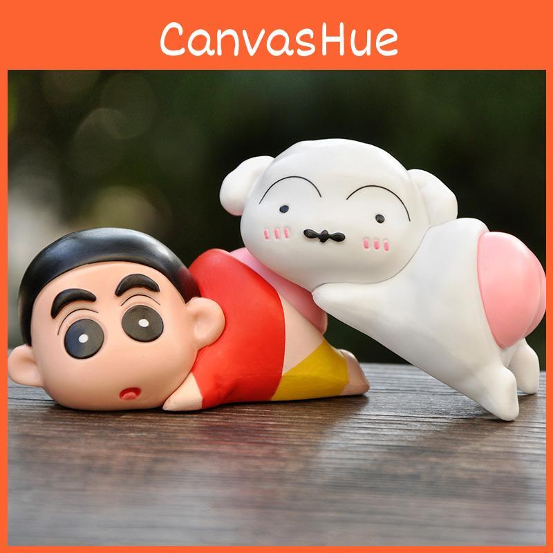Crayon Shinchan Pvc Desktop Car Decor Model Toy For Collectors And Fans Special Characters Included