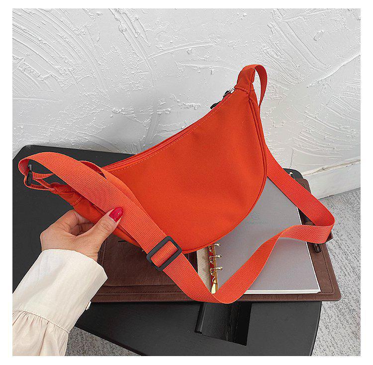2024 Summer Trendy Nylon Korean Dumpling Messenger Bag - Casual & Stylish Shoulder Accessory