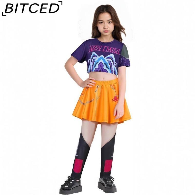 BITCED Cosplay Kostüm für eine Rollenspiel-Performance eines jungen Mädchens