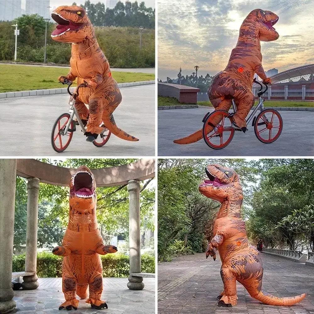 Nafukovací kostým Dinosaurus Nafukovací kostýmy Kostýmy T-rex Maškarní kostým Halloweenský kostým Kostým pro dospělé