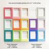 15pcs Magnetic Picture Frames 3-inch for Instax Film Pictures Refrigerator Picture Frame Magnets Displaying Memories Home Decor