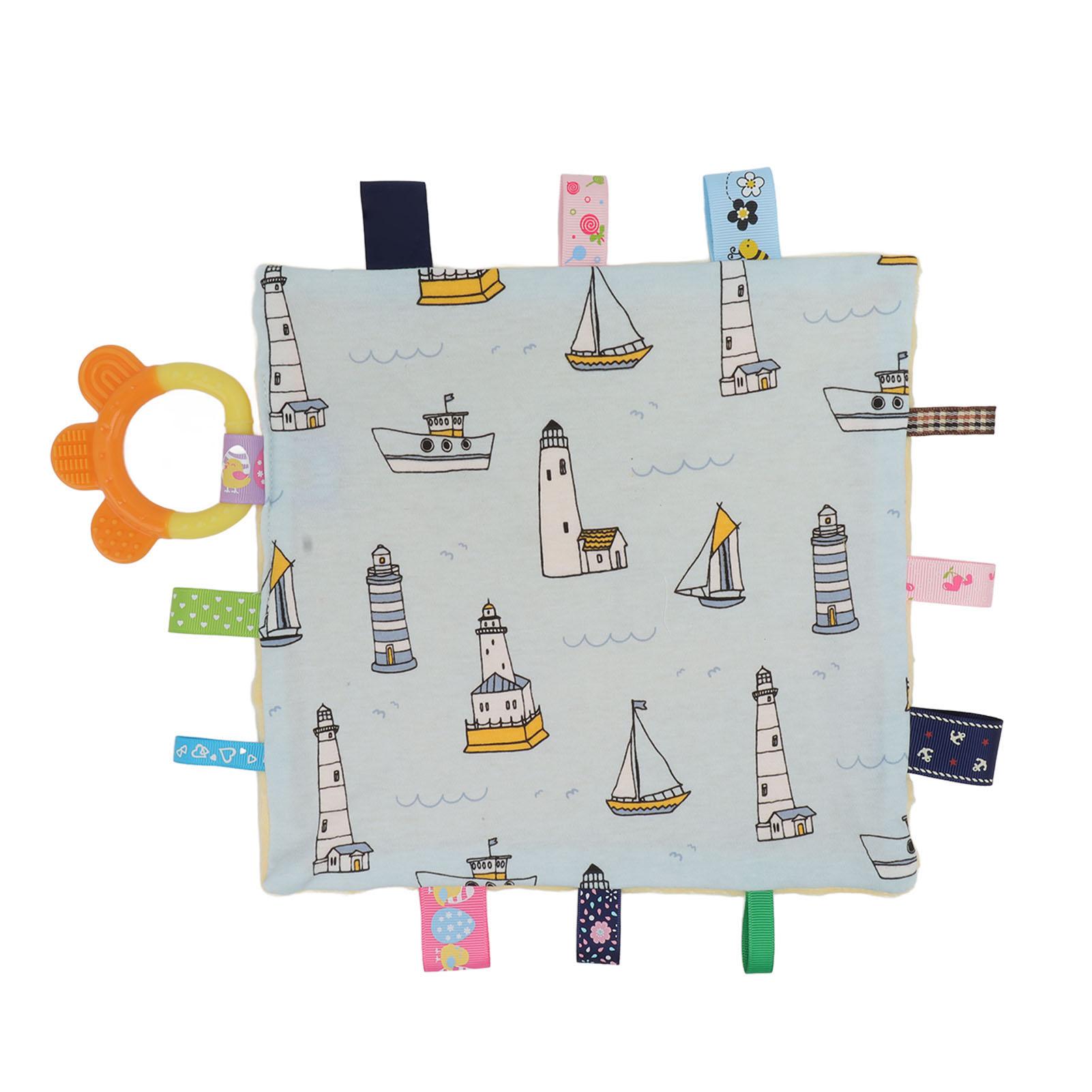 

Младенческая комфортная салфетка Милые узоры Мягкий бархатный силиконовый прорезыватель для зубов Детское полотенце для слюны Космос