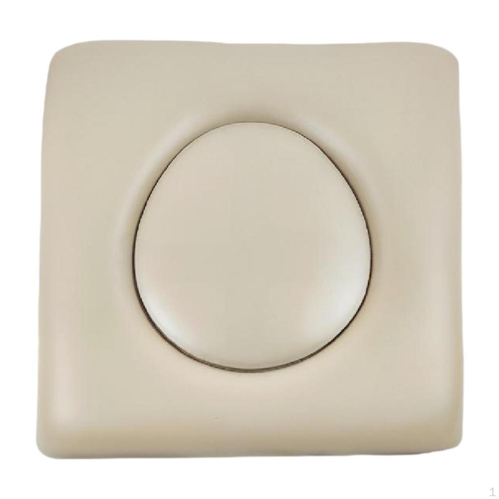 Commode Chair Cover for Hole, Waterproof Seat Pad