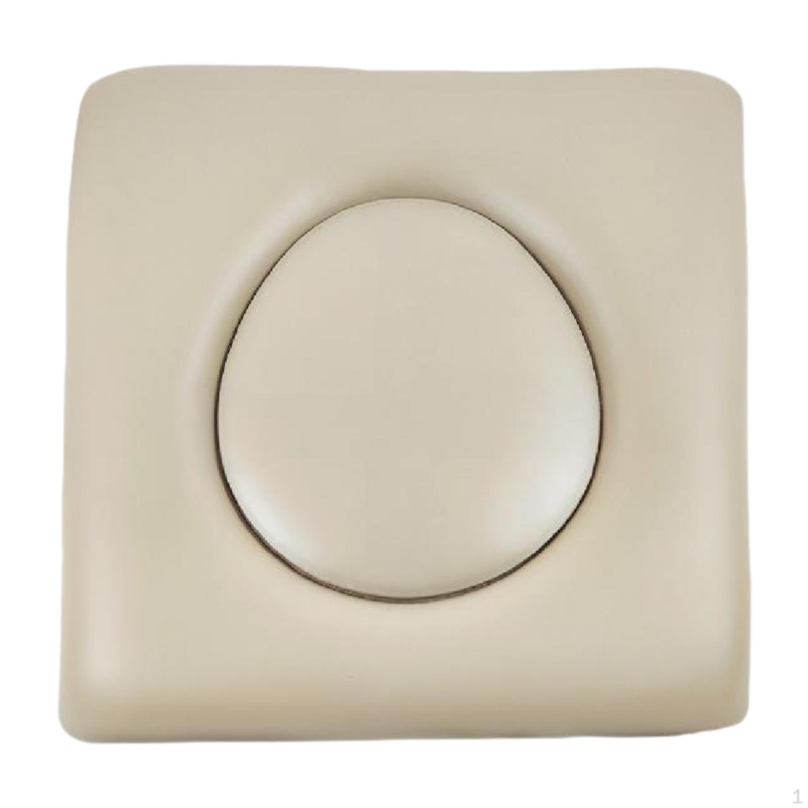 Чехол на стул-комод для отверстия водонепроницаемая подушка для сиденья Beige Round 3176₽