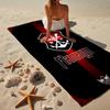 Serviette de plage Emblème de Club de Football, Microfibre Super Douce, Cadeau pour Elle/Lui, Anniversaire, pour Piscine, Plage, Voyage, Décoration d'Intérieur Cadeaux pour Fans
