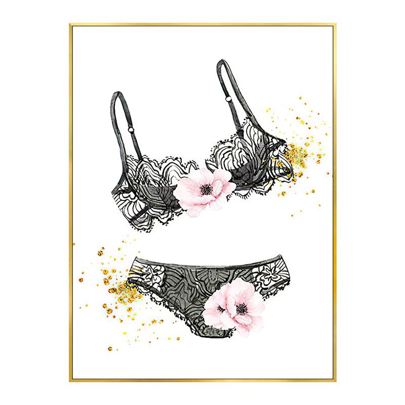 

Nordic Pink Flower Perfume Poster High Heels Fashion Sexy Woman Decorative Prints Paints Canvas Wall Pictures Girl Room Decor 21x30cm No Framed