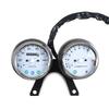 12V Vergaser-Stil Doppelköpfe Universell Motorrad Mechanischer Kilometerzähler Hohe Qualität Tachometer und Motordrehzahlmesser