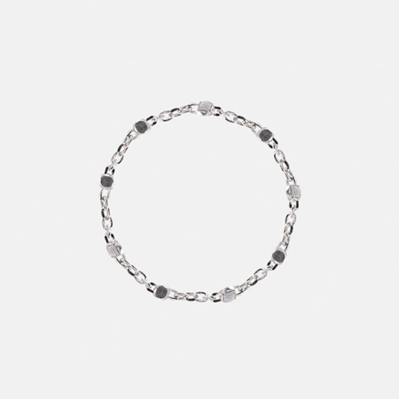 JUDY AND PAUL [925 Silver] Ariella Ball Point Silver Chain Ring