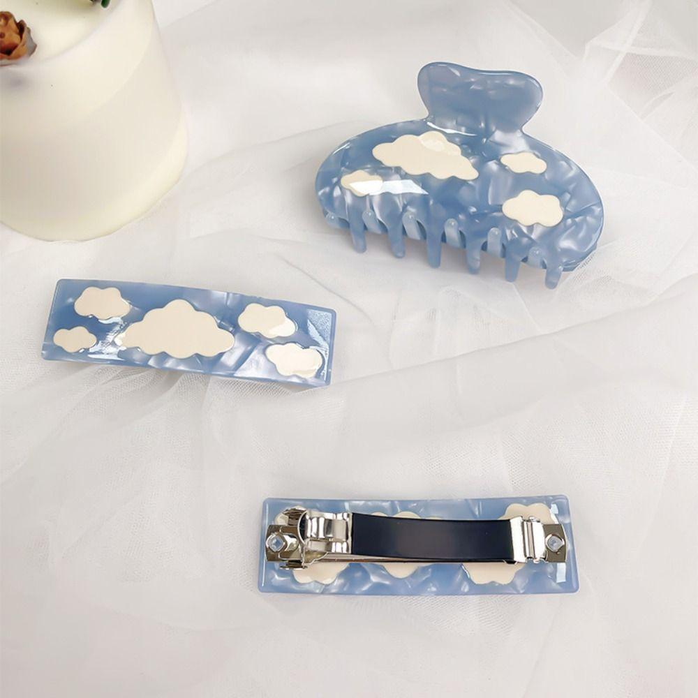 Exquisite Clouds Acetate Ponytail Clamp Hair Clips Hair Claw Women Hairpin