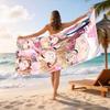 M-My Dress-Up Darling Marin Kitagawa Microfiber Beach Towel Pink Quick Dry Soft Absorbent Bath Towel for Anime Fans Teens Summer