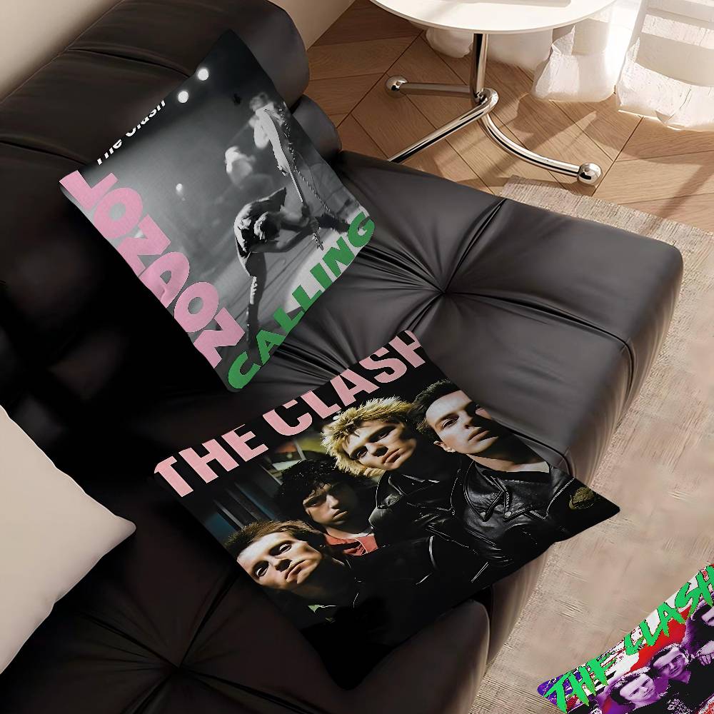 Clash The Band Whitepaper Personalized Picture Text Home Decorative Pillows Household Gifts 45x45cm