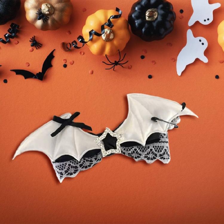 Bat Wing Hair Clip for Female Dark Series Hair Pin 2000s Anime Hair Barrettes Side Clip Girl Halloween Theme Hair Decors